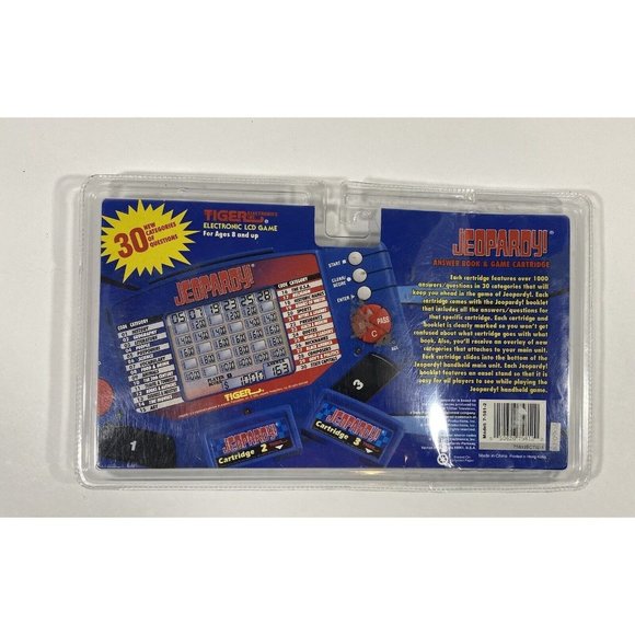 Jeopardy Handheld Electronic Game Cartridge & Answer Book Cartridge #2 Sealed - Picture 2 of 6